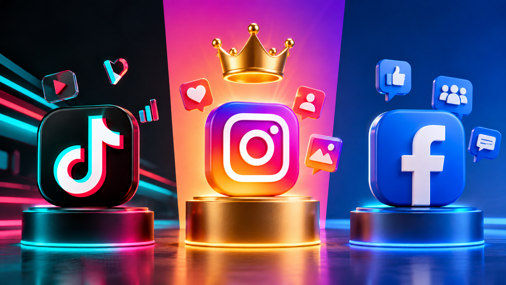 Сравнение TikTok, Instagram и Facebook для рекламы и продвижения в 2026 году