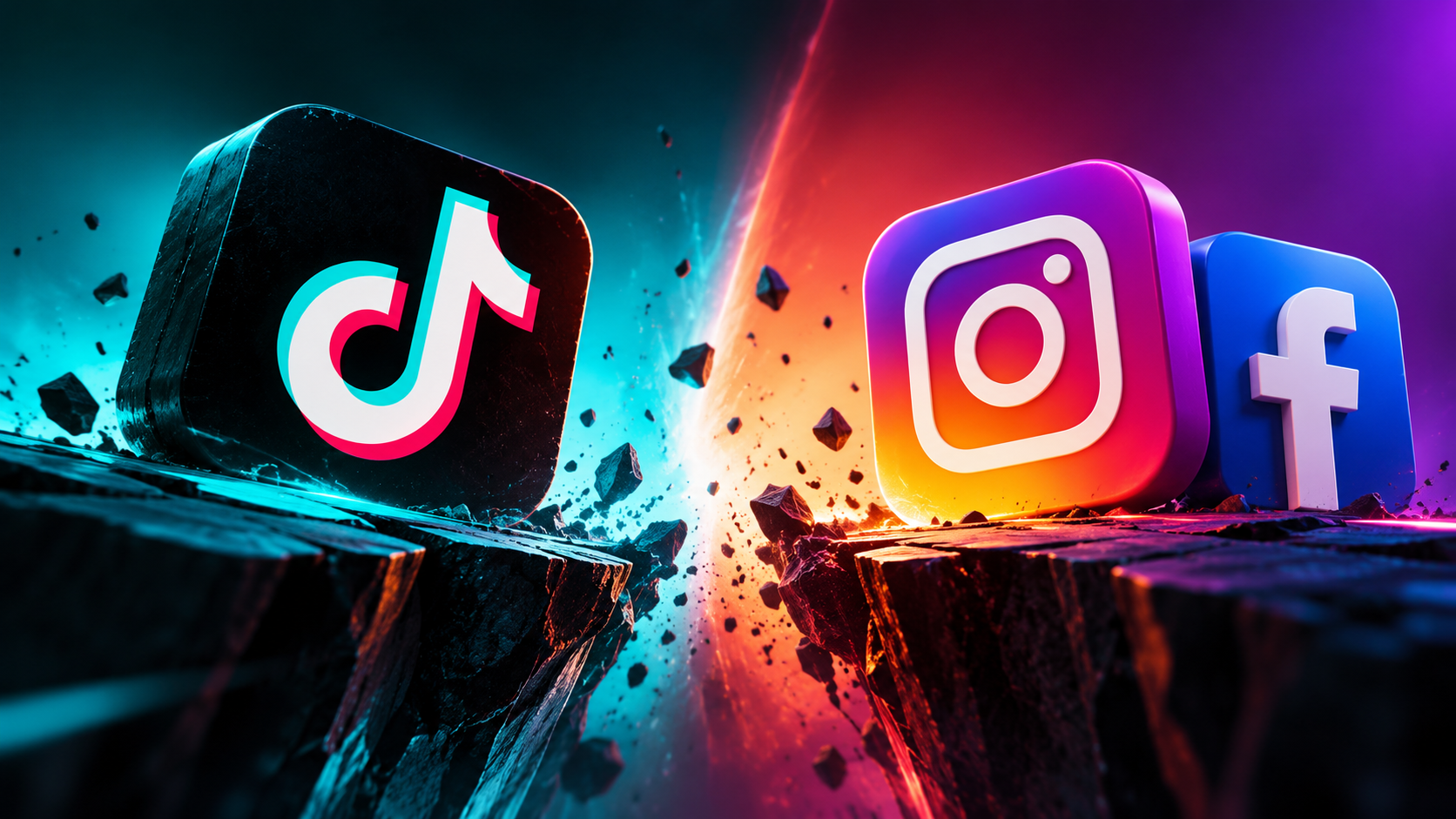 TikTok против Meta в 2026 году — конкуренция TikTok, Instagram и Facebook за рекламный рынок и аудиторию