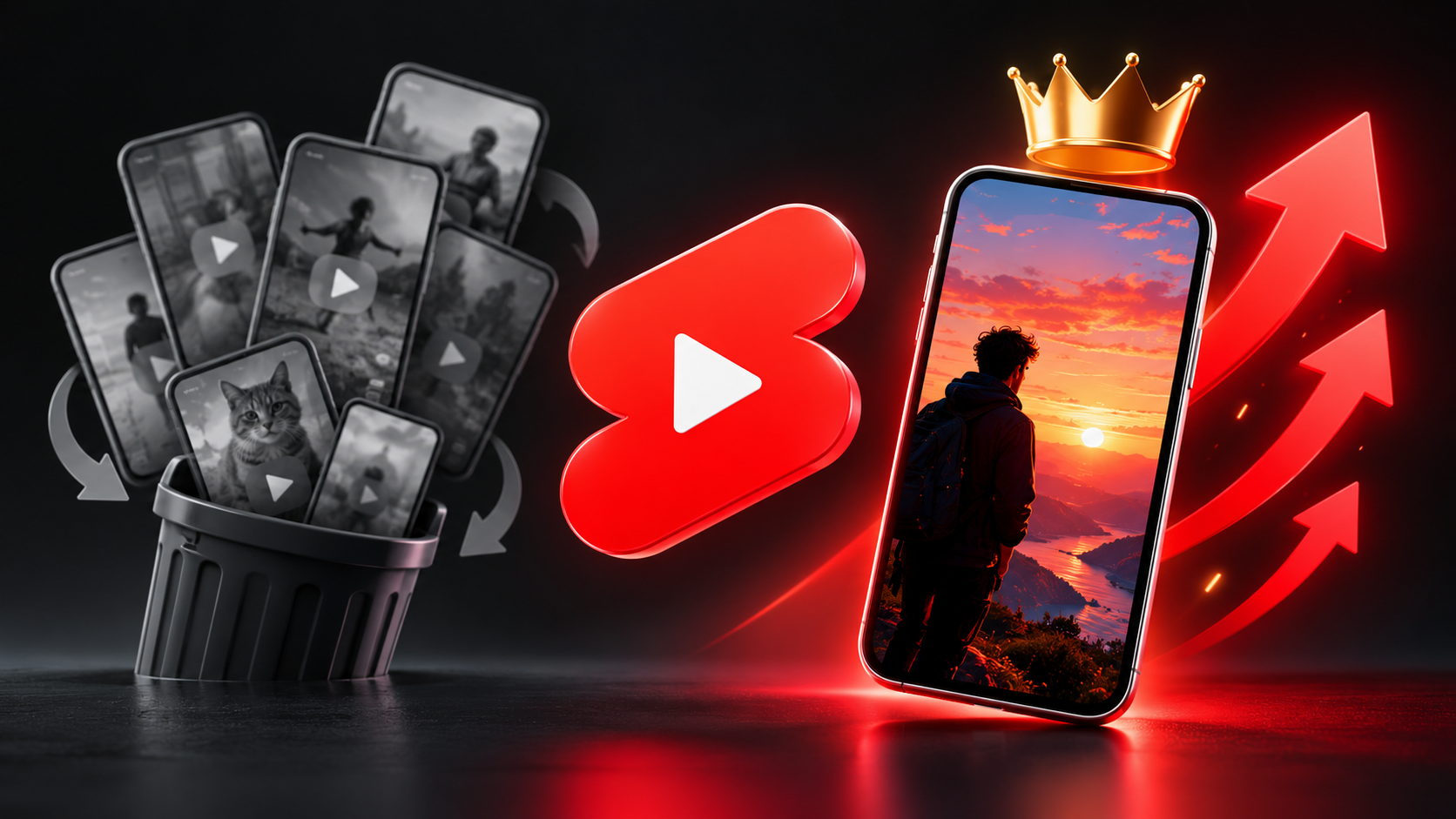 Алгоритм YouTube Shorts отдает приоритет оригинальному контенту и увеличивает его охваты