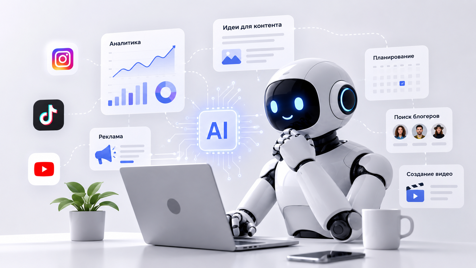 AI в SMM: искусственный интеллект анализирует контент, рекламу и соцсети